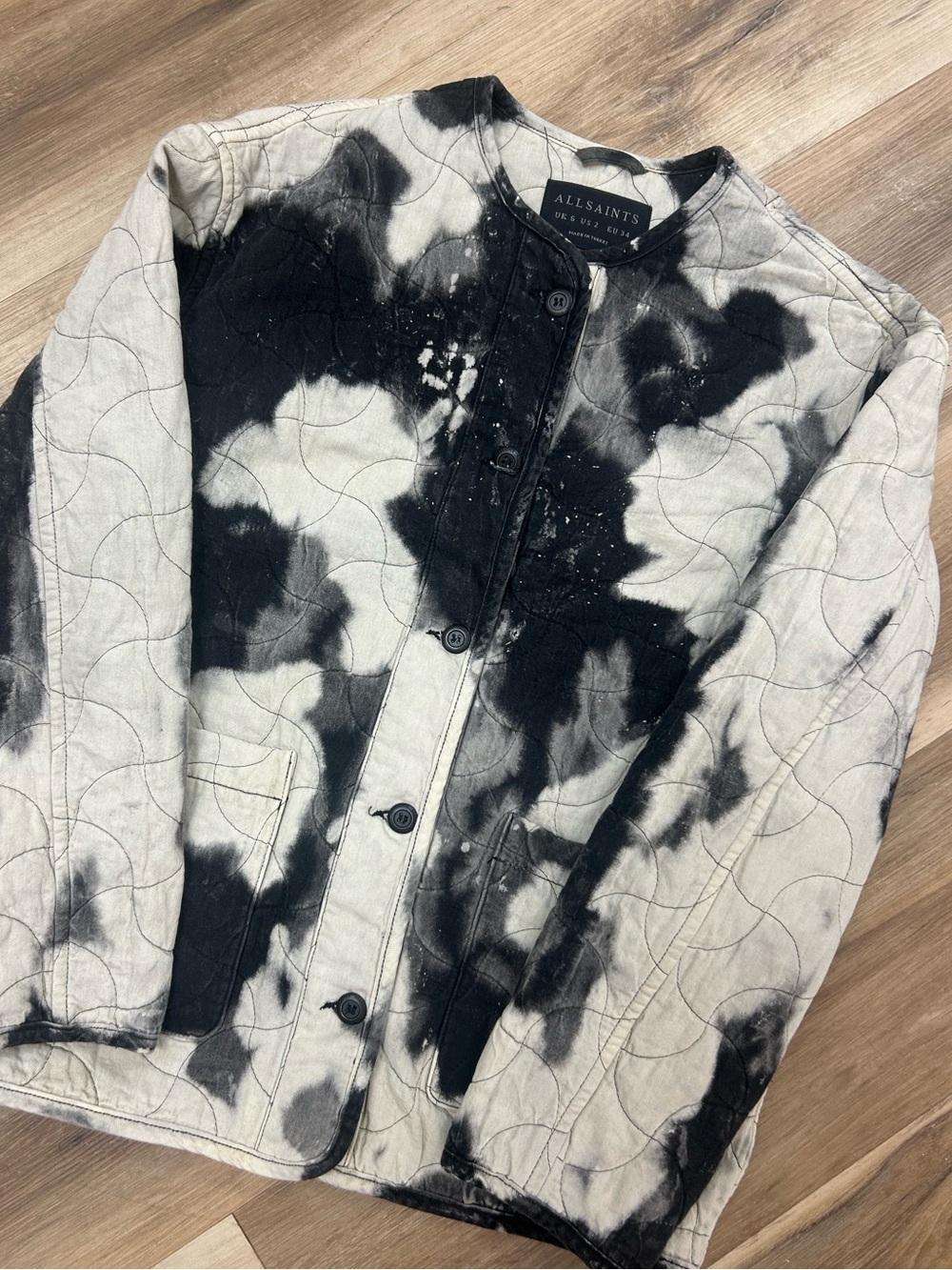 All Saints Nora Tie Dye Jacket